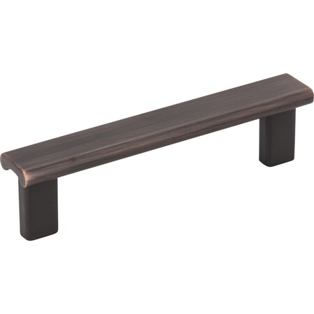 Elements 96 mm Center-to-Center Brushed Oil Rubbed Bronze Square Park Cabinet Pull 183-96DBAC